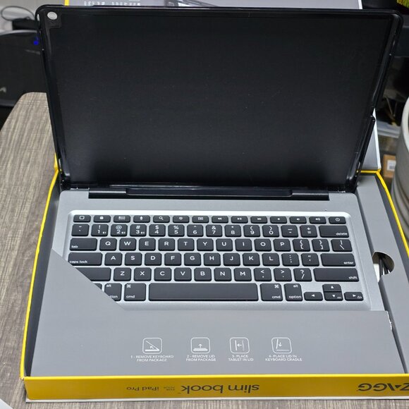 iPad Pro Slim Book Zagg Wireless Keyboard & Detachable Case - Picture 3 of 5